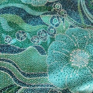 Gorgeous sparkling stretch floral top